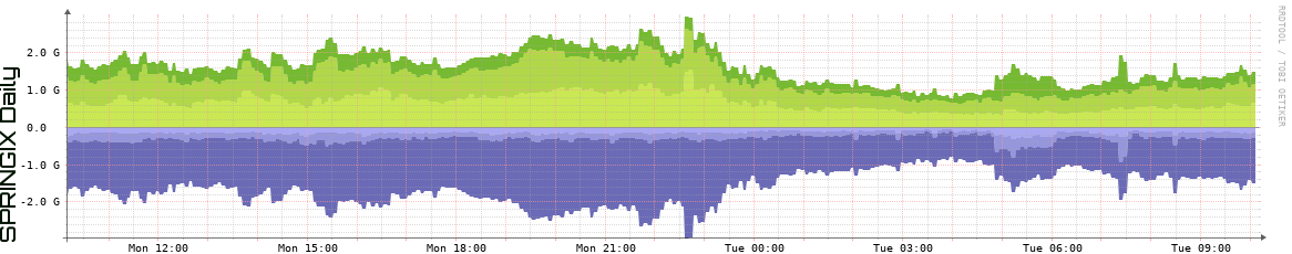 SPRINGIX Daily Utilization