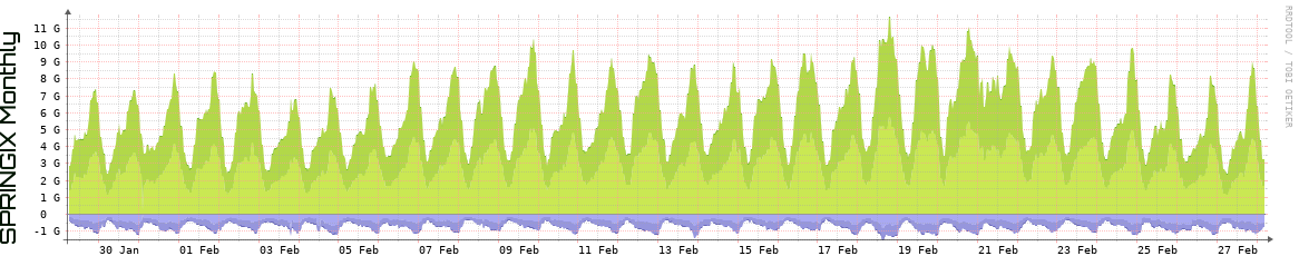 SPRINGIX Monthly Utilization