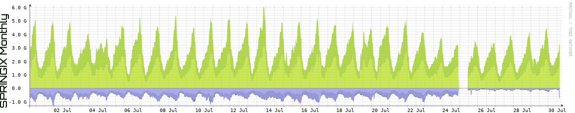 SPRINGIX Monthly Utilization