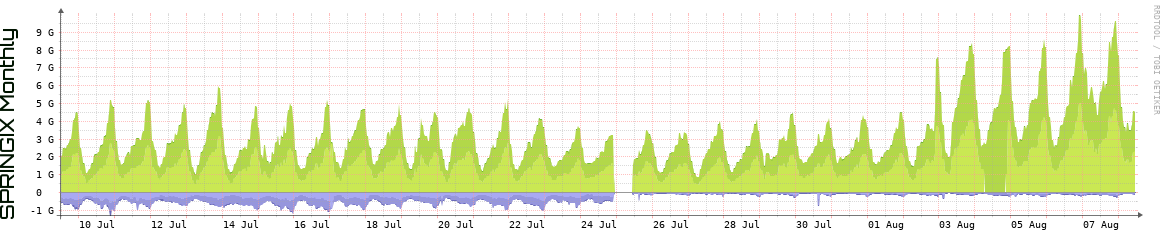 SPRINGIX Monthly Utilization