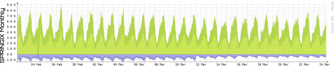 SPRINGIX Monthly Utilization